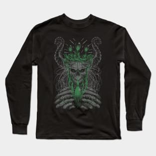 Design "Dark Aquarius" Dark Green Long Sleeve T-Shirt